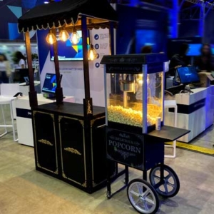 Popcornstand schwarz