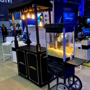 Popcornstand schwarz